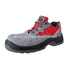 Suede Leather & Oxford Fabric Safety Shoes with Mesh Lining (HQ05020)